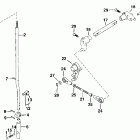 E50PL4EES Shift rod & lever
