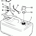 BE35AREEA Топливный бак- 6 gallon