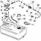 E8R4EEM Топливный бак