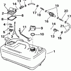 BE8RCT Fuel tank -- 3 gallon