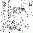 J90ELECM Gearcase -- 90 & 115 sx models
