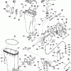 E40JRECA Корпус глушителя и струпцины крепления