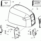 J175FCXECS Engine cover -- johnson