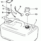 SE65RSLD Топливный бак- 6 gallon