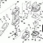 J200TLECM Carburetor & linkage -- 200