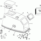 BJ40TLECR Engine cover -- johnson -- rope start only