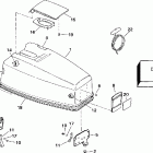 BJ40TLECR Engine cover -- johnson -- electric start only
