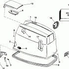 J60TLECM Engine cover -- evinrude