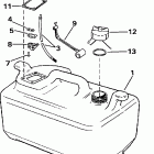 SE35RWECS Топливный бак- 6 gallon