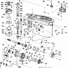 J100WQLECS Gearcase -- 100wqx models