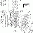 BJ250CXECB Цилиндр & Картер