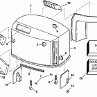 BJ150EXECD Engine cover -- evinrude