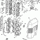 BJ150EXECD Carburetor & intake manifold -- 150 hp