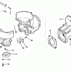 J2RSS Cylinder & crankcase, reed valve