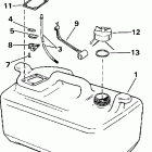 J30TEECS Топливный бак- 6 gallon