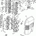 BJ150EXECD Carburetor & intake manifold -- 175 hp