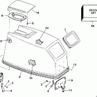 BJ40TLECR Engine cover -- evinrude -- rope start only