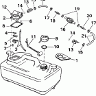 J10FEXECM Топливный бак