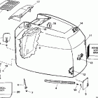 J200TLECM Engine cover -- johnson -- 200sl, stl, 225stl, sl,...