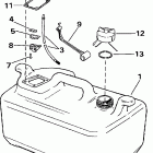 E40JRECA Топливный бак- 6 gallon