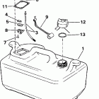 SE65WMLD Топливный бак- 6 gallon