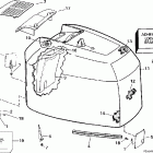 J200TLECM Engine cover-evinrude-200tl,tx,cx,225tx,cx,tz,cz,q...