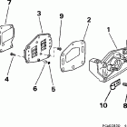BE8RCB Впускной коллектор