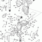 J50DTLEUR Midsection - power trim & tilt