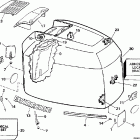 E225STLEUD Engine cover - evinrude - 200stl, 225stl