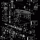 E150IXEUC Gearcase -- standard rotation -- il models
