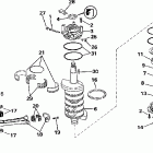SJ125WTPXJ Коленчатый вал & Поршень