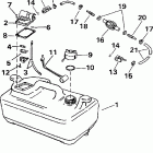 BE8RCB Fuel tank - 3 gallon
