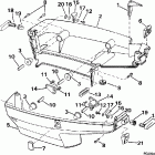 SJ40RSLD Нижний кожух двигателя