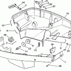 J130TLEUB Нижний кожух двигателя