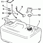 E65RSLZ2 Топливный бак - 6 галлон