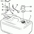 E50TTLEUR Топливный бак - 6 галлон