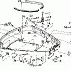 SJ100WTPLZ Нижний кожух двигателя