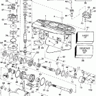 J130TLEUB Gearcase - 130cx counter-rotation