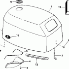 HJ10FOEUR Капот-Evinrude