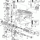 E150EXEUC Gearcase - counter-rotation