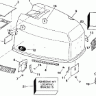 J130TLEUB Капот-Evinrude