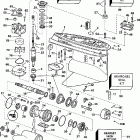 E150EXEUC Gearcase - standard rotation - gl models