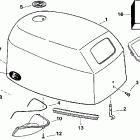 BJ15FRELUA Капот-Evinrude