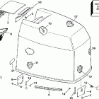BE250CXEUM Капот-Evinrude
