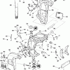 E115JLEUM Stern bracket - power trim & tilt
