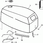 HJ6FREUR Капот-Evinrude