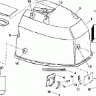 E90TSLEUA Капот-Evinrude