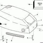 J10ELEUS Капот-Evinrude