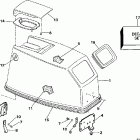 J40TLEUC Engine cover - johnson - rope start only