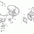 HJ3ROEUD Cylinder & crankcase, reed valve